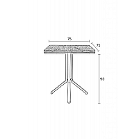 Maze 2 console table